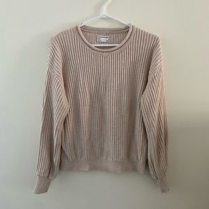 The SeaCell Cropped Sweater in Oatmeal Beige